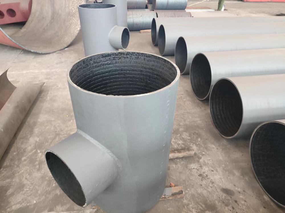 贵州8+4,8+6耐磨三通，堆焊耐磨三通